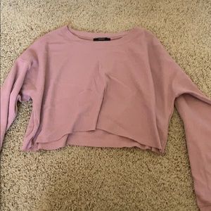 Forever 21 cropped waffle top